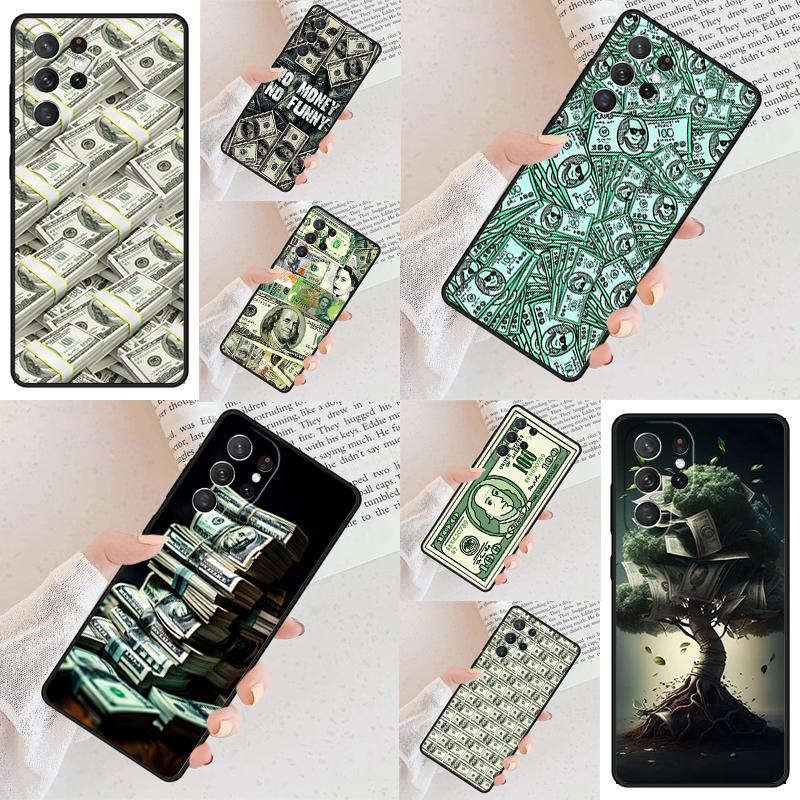 Dollar Funny Cell Phone Case for Samsung Galaxy S26 Ultra S25 S24 S23 S22 S21 S20 Note10 Cover