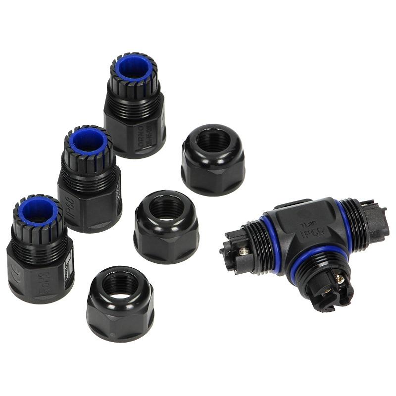 T-Joint Cable Connector Ip68, Max. 3X4Mm2, 450V/25A - On-Ae-13602