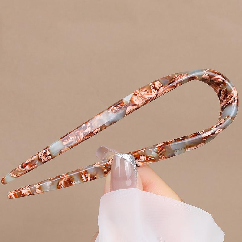 U Shaped Hair Pins Women French Hair Pin With Two Prongs Vintage Hair Clips Bun Hair Accessories Ladies Hair Styling Tool