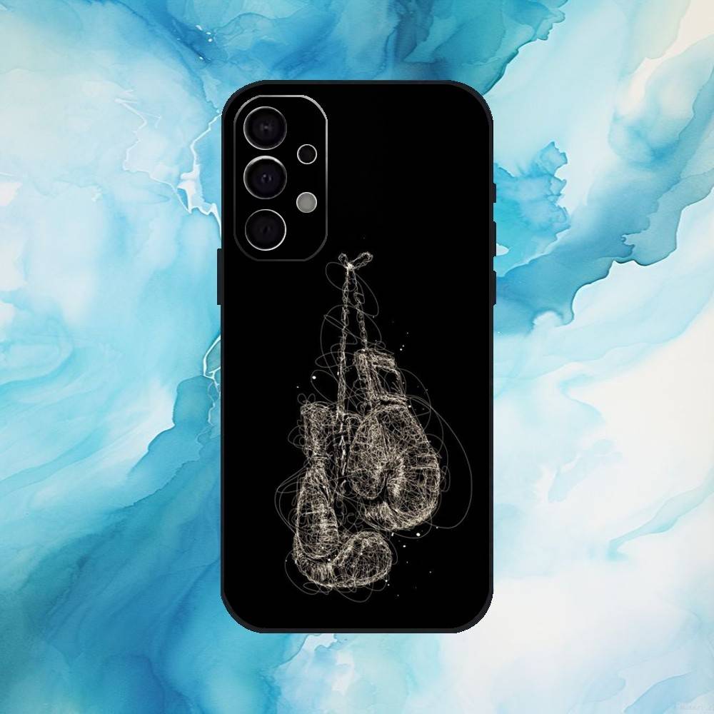 

Boxing Gloves Phone Case For Samsung Galaxy A73,A72,A71,A70,A53,A52,A51,Soft Silicone Black Cover Samsung a72