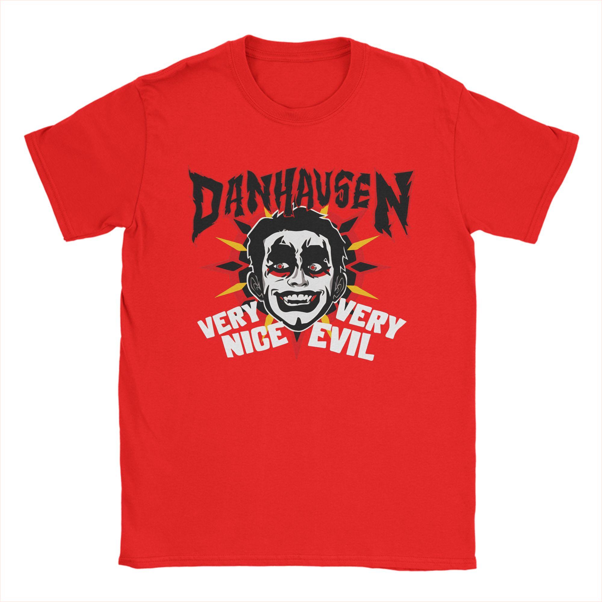 Danhausen Wrestler Wrestling Very Nice Very Evil TShirt Summer T Shirts Unisexs Pure Cotton ONeck Tees Short Sleeves Tshirt M