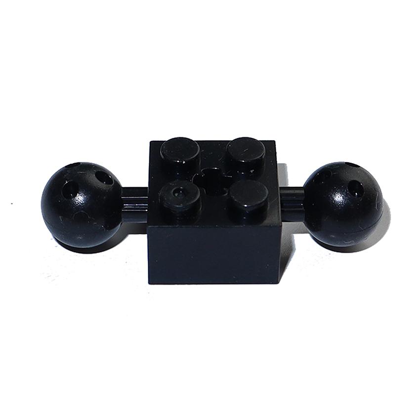 Bausteine Technische Teile 2x2 Mit Kugelgelenk Steine auf beiden Seiten Verbinder Achsloch Stein Spielzeug 17114 57908