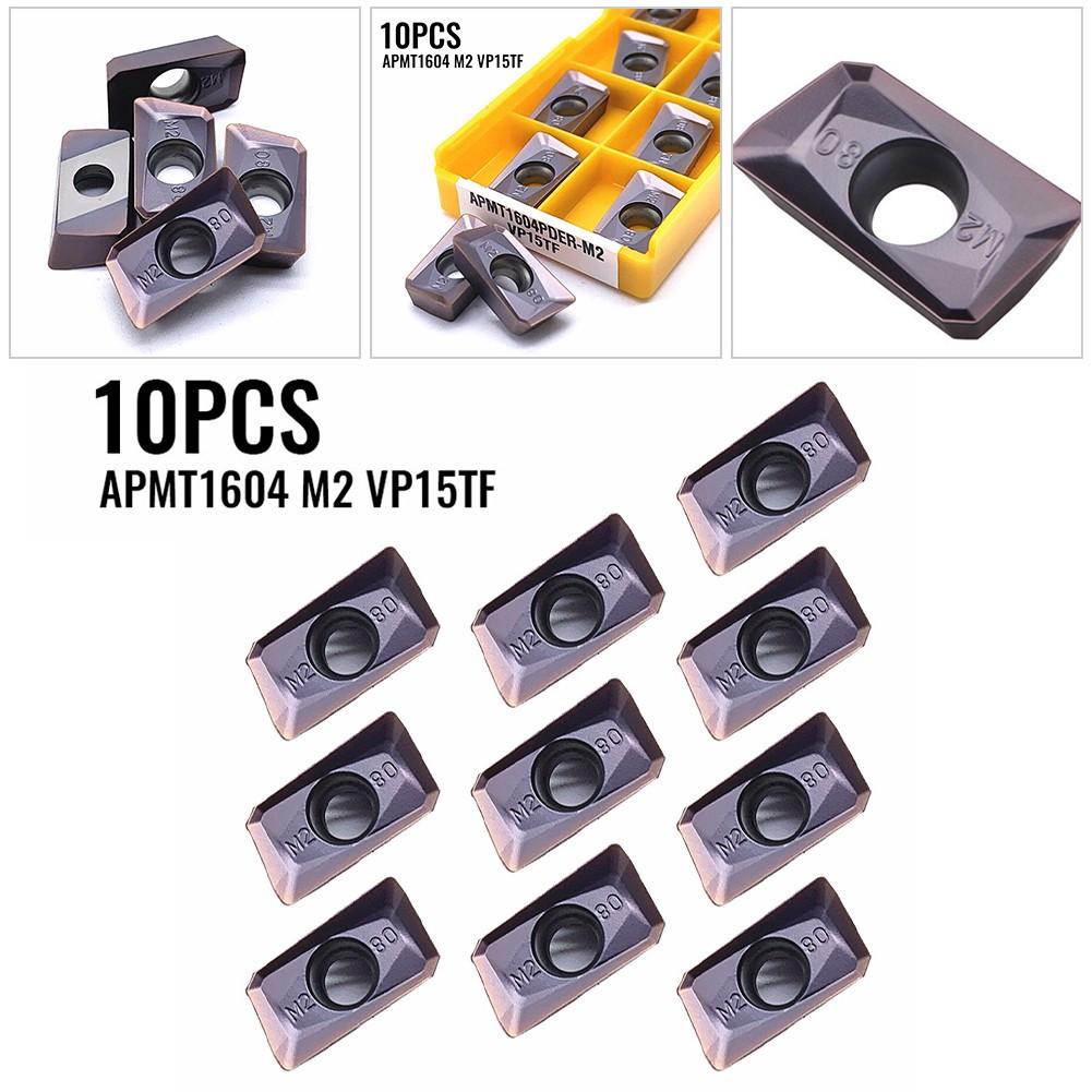 10pcs APMT1604PDER-M2 VP15TF Carbide Inserts CNC