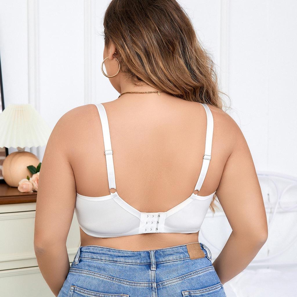 Sexy European and American Back Push-up Bra with No Steel Ring Small Breasts and Anti-sagging Underwear