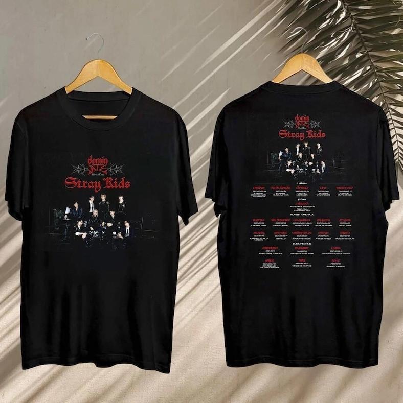 Stray Kids DominATE World Tour 2026 T-shirt size S-5XL