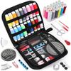 Complete Sewing Kit with Threads Needles Scissors Tape Measure Buttons Portable Travel DIY Embroidery Handwork Sewing Tool Set