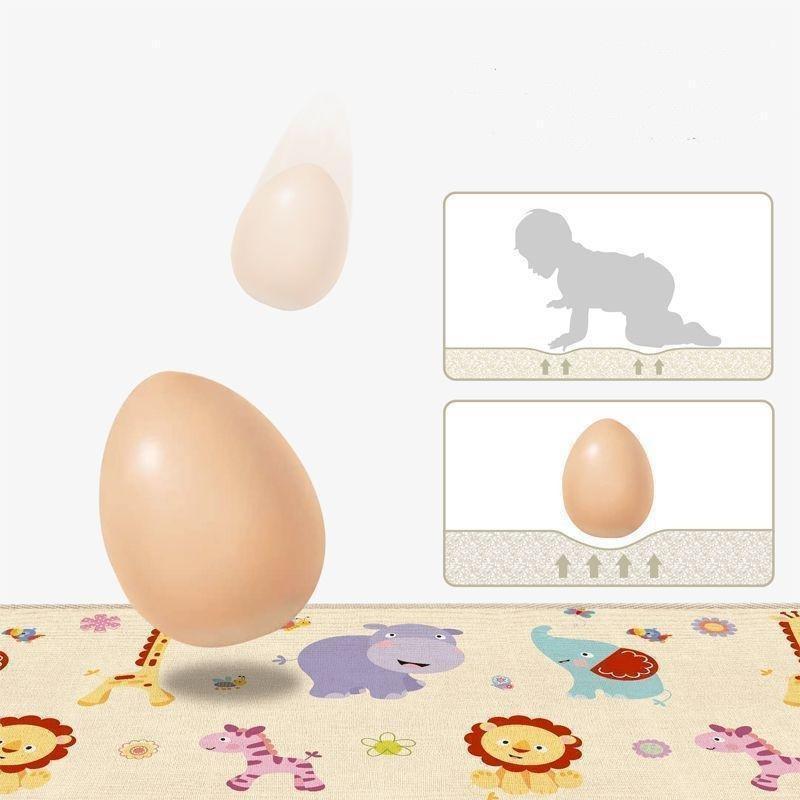 Easy-clean Double Sided Baby Crawling Mat Walker Kids Play Mat Game Carpet Rugs Baby Crawling Indoor Outdoor Waterproof Play Mats