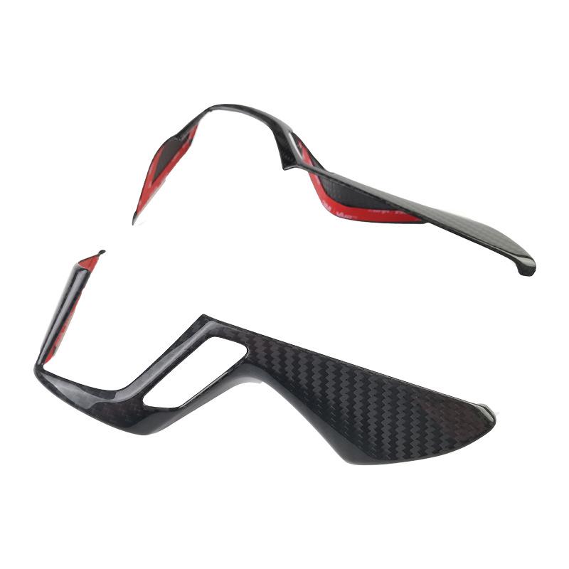 Carbon Fiber Interior Trim for Toyota Vellfire/Alphard Steering Wheel Decoration