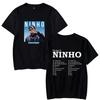 Ninho T-shirt z okrągłym dekoltem i krótkim rękawem Męski Damski Streetwear Nadruk Codzienny Moda Hip Hop