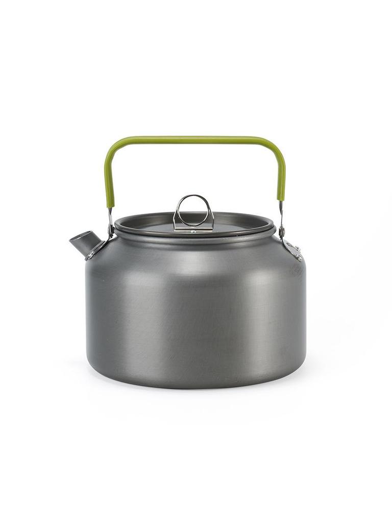 Large Capacity Outdoor Ultra-Light Aluminum Teapot Kettle, Portable 1.8L Camping Coffee Pot