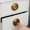 Innfelt skuffgarderobemøbelskapknott trekkringlås dørhåndtak lås garderobehåndtak