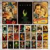 Various Classic Movie Posters Retro Metal Plaque Tin Sign Posters Living Room And Bar Interior Decoration Poster Painting