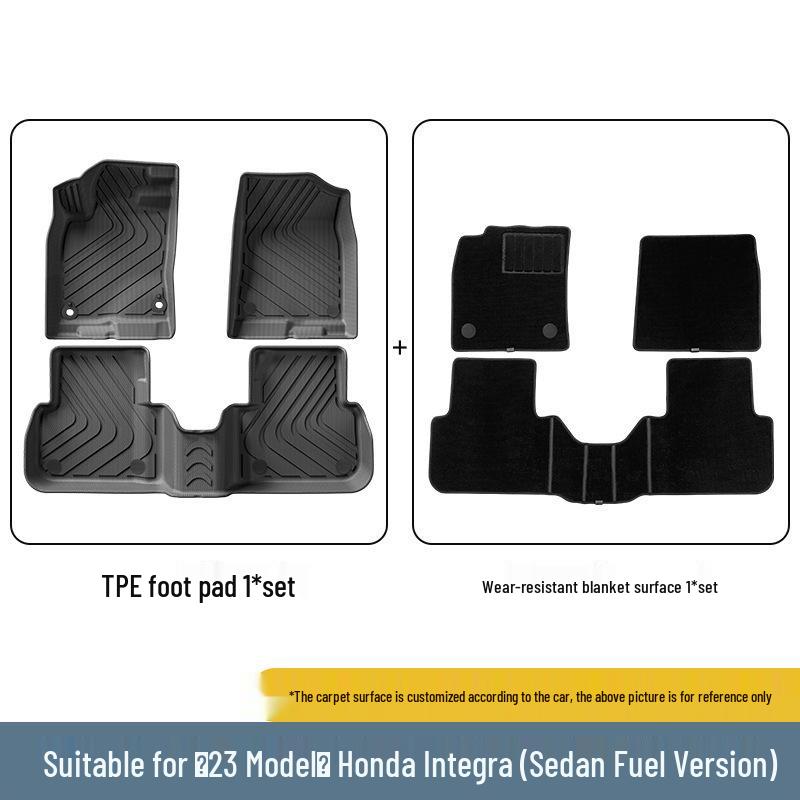 Honda Integra Sedan 2023 Eco-Friendly Waterproof TPE Floor Mats