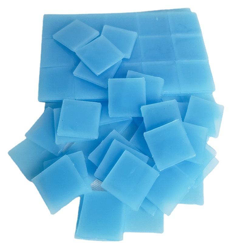 2*2cm Blaue Kreuzstich Punktkleber Zubehör Diamantmalerei Stickerei Kleber Knete Wachs Schlamm Mit Stift DIY Stickwerkzeug-Set