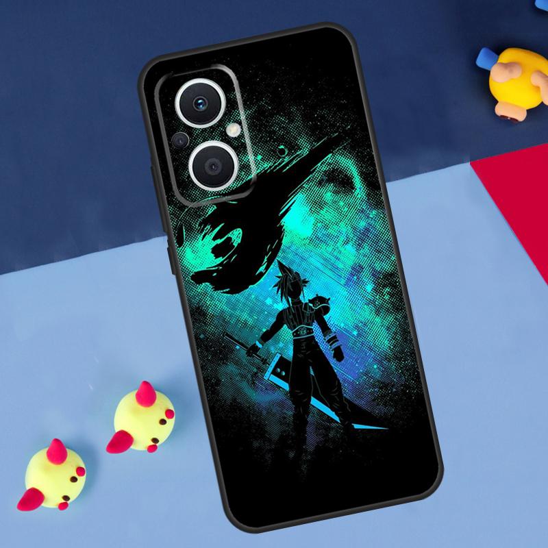 FINAL FANTASY Cloud Strife For OPPO Reno 12F 13F 14F 11F 10 11 12 13 14 Pro 8T 7 8 Lite OPPO Find X9 X8 X6 X5 Pro Case