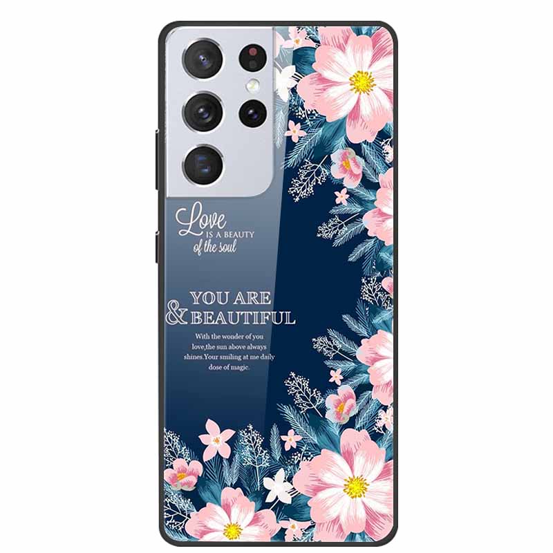 For Samsung Galaxy S25 Ultra Tempered Glass Case Back Cover Hard Phone Cases for SamsungS25 ULTRA 5G SM-S938B Protective Capa