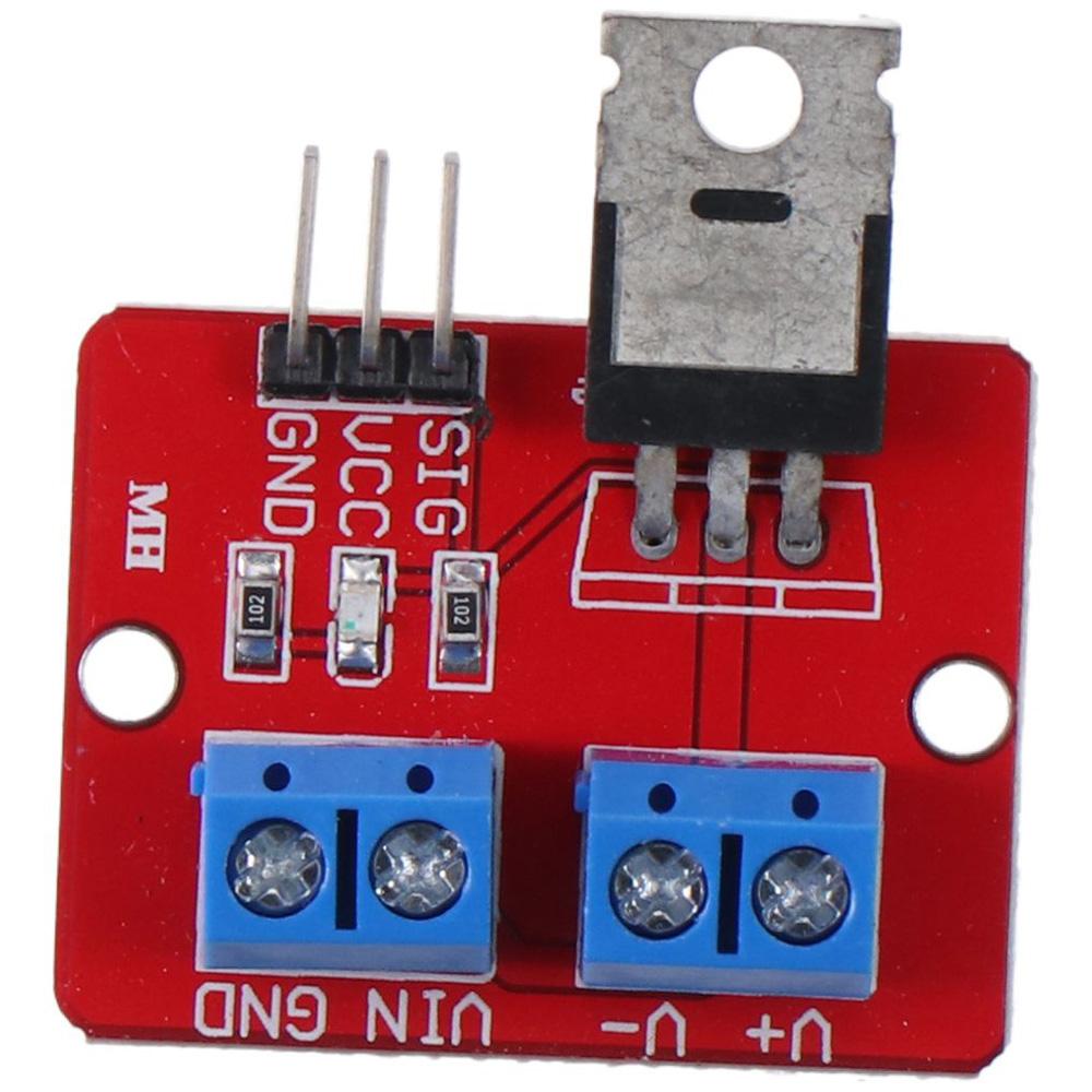 5pcs IRF520 MOSFET red Microcontroller irf520 mosfet Button Drive for Arduino  MCU  ARM Arduino