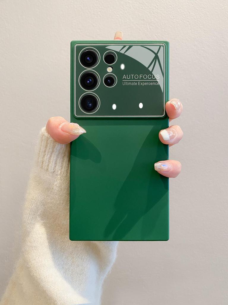 Liquid Silicone Case & Full Lens Film for Samsung S22/S23/S24 Ultra - Anti-Fall