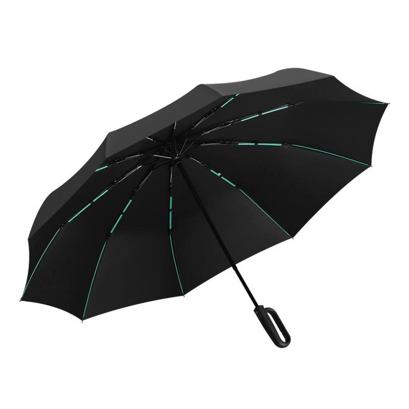 Automatic Large Windproof Umbrella - Dual-Use, Reinforced, Sun Protection & Folding Design