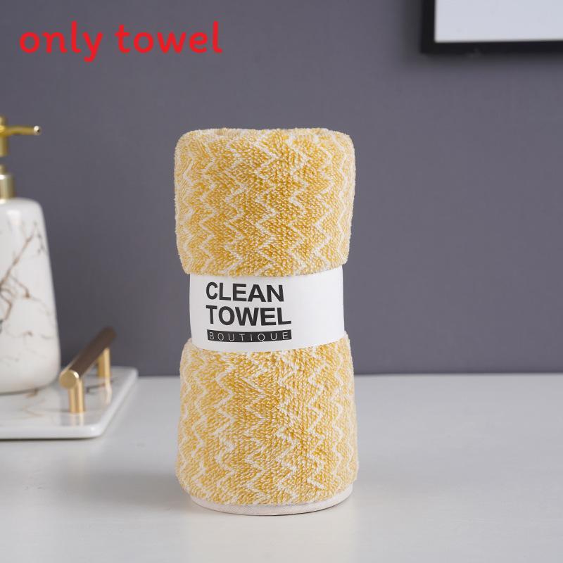 Coral Fleece Face Towel For Home Use Thick Absorbent Soft Adults Gift Collection