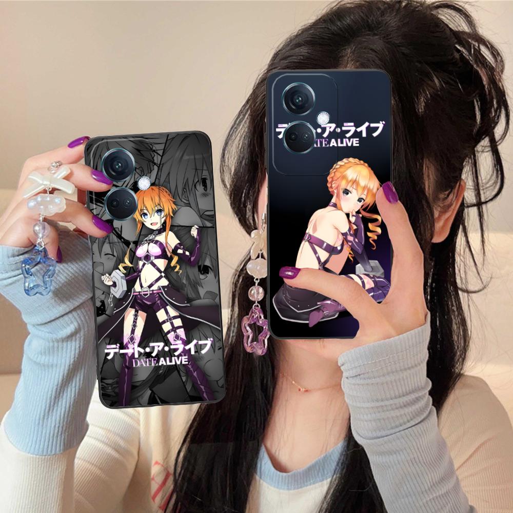 Date a Live Yamai Kaguya Matte TPU Mobile Phone Case for OPPO Reno 14 13 12 11 10 9 8 7 6 5 F T Pro 5G Colorful Printing Cover