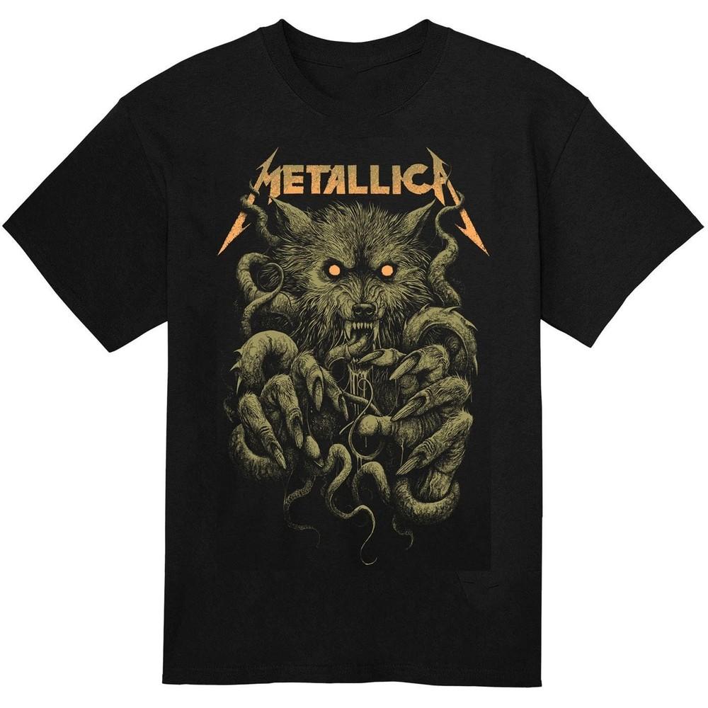 

Metallica Of Wolf and Ktulu Graphic Rock Band S-4XL Unisex T-Shirt XXXL