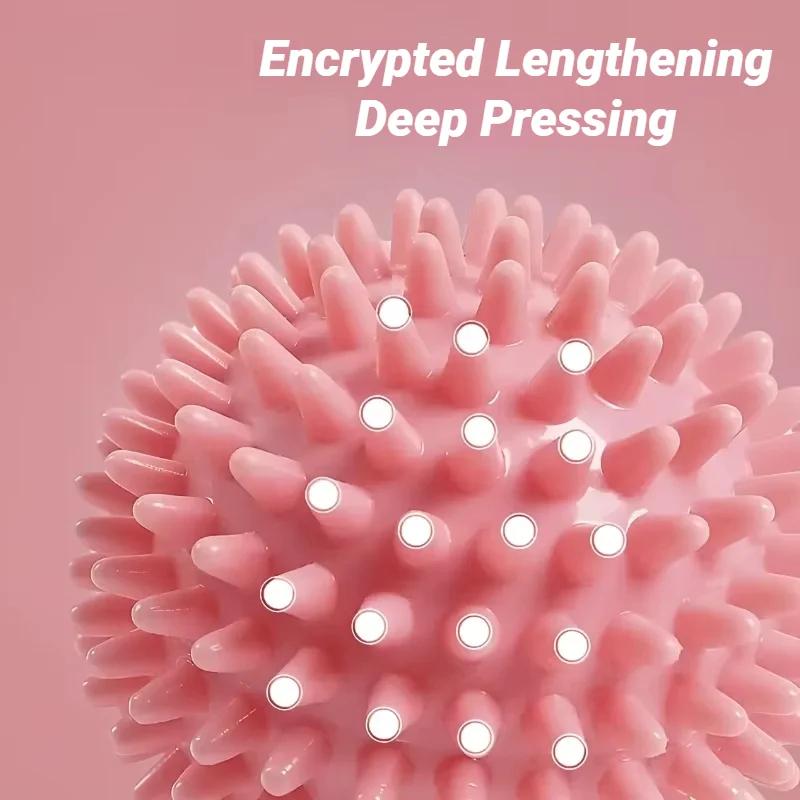 1PCS Spiky Massage Ball Exercise Hand Foot Pain Relief Plantar Relievers Muscle Soreness Release Massager Roller For Deep Tissue