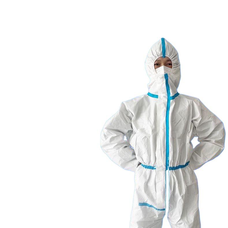 Hooded Disposable Full-Body Protective Suit: Dustproof, Waterproof, for Farm, Spray Paint, and Epidemic Prevention