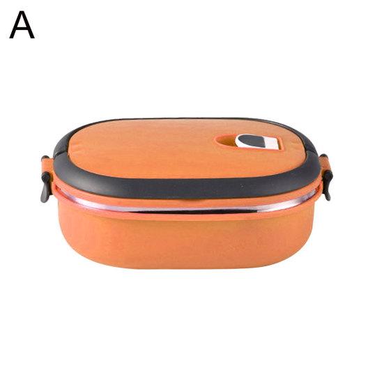 1/2/3 Layer Rectangle Stainless Steel Thermal Lunch Box Food Storage Container