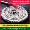 Lin Wa Cowhide Fitness Training Whip