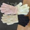 Autumn and Winter Mink Fur Fingerless Gloves Thickened Warm Exposed Two-hand Knitted Gloves Touch Screen Fingerless Women's Plush Gloves