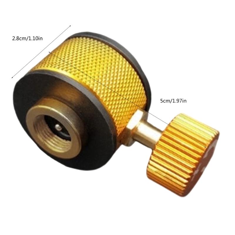 Camp Stove Butanes Refill Adapter Gas Refill Adapter Outdoor Burners Adapter for Backpacking Camp Stove Burners