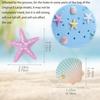 Strandzubehör Charms für Strandtasche Gummi-Tragetasche Strandtaschen Blumen Dekoration Charm für Mädchen Damen