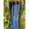 Used B61 Boro Stole Old Cloth Remake Indigo Dye Patchwork Sewing Sashiko