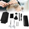 Professional Hair Cutting Thinning Scissors Salon Apron Hair Sweeping Brush Tool Set