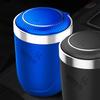 Auto Ashtray with Lid Design and Integrated Light, Small ABS Cabin Cup for Daily Driving, Parked Breaks, Drivers