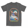 Unisex Womens Vintage Horror Humor Stay Positive T Shirts Accessories S S Nostalgia Humorous Cotton Tops Tshirt