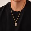 European American Personalized Necklace Men's Stainless Steel Simple Geometric Versatile Fashion Punk Style Titanium