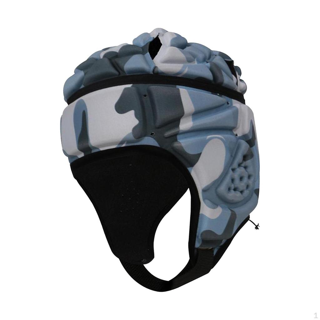 Nastavitelná ragbyová helma pro bezpečnost ve fotbale a baseballu