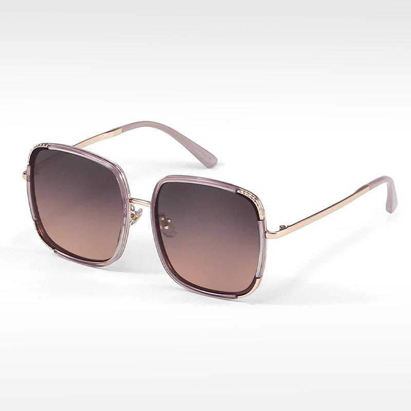 Oversized Nylon Nonpolarized Womens Fashion Sunglasses Uv Sun Protection