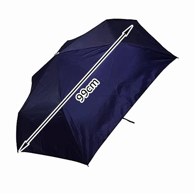 Water Front Folding Umbrella Pokeflat 55 [Water Front] HGKD-3F55-UH-ST Ultra-thin (Navy)
