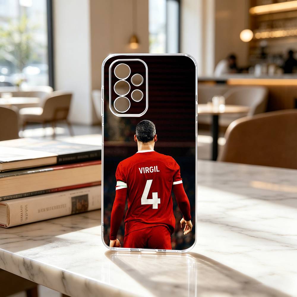 V-Virgil van D-Dijk FOOTBALL 4  Phone Case For Samsung S25,S24,S21,S22,S23,S30,Ultra,S20,Plus,Fe Transparent Cover