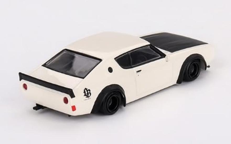 MINI GT scale Nissan Skyline Kenmeri Liberty Walk White Finished Product 1/64 (Right-Hand Drive)
