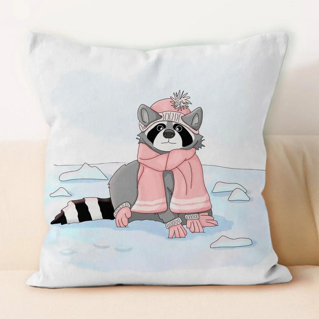 Cute Animal Nap Pillow Simple Home Decorative Cushion Sofa Pillowcase