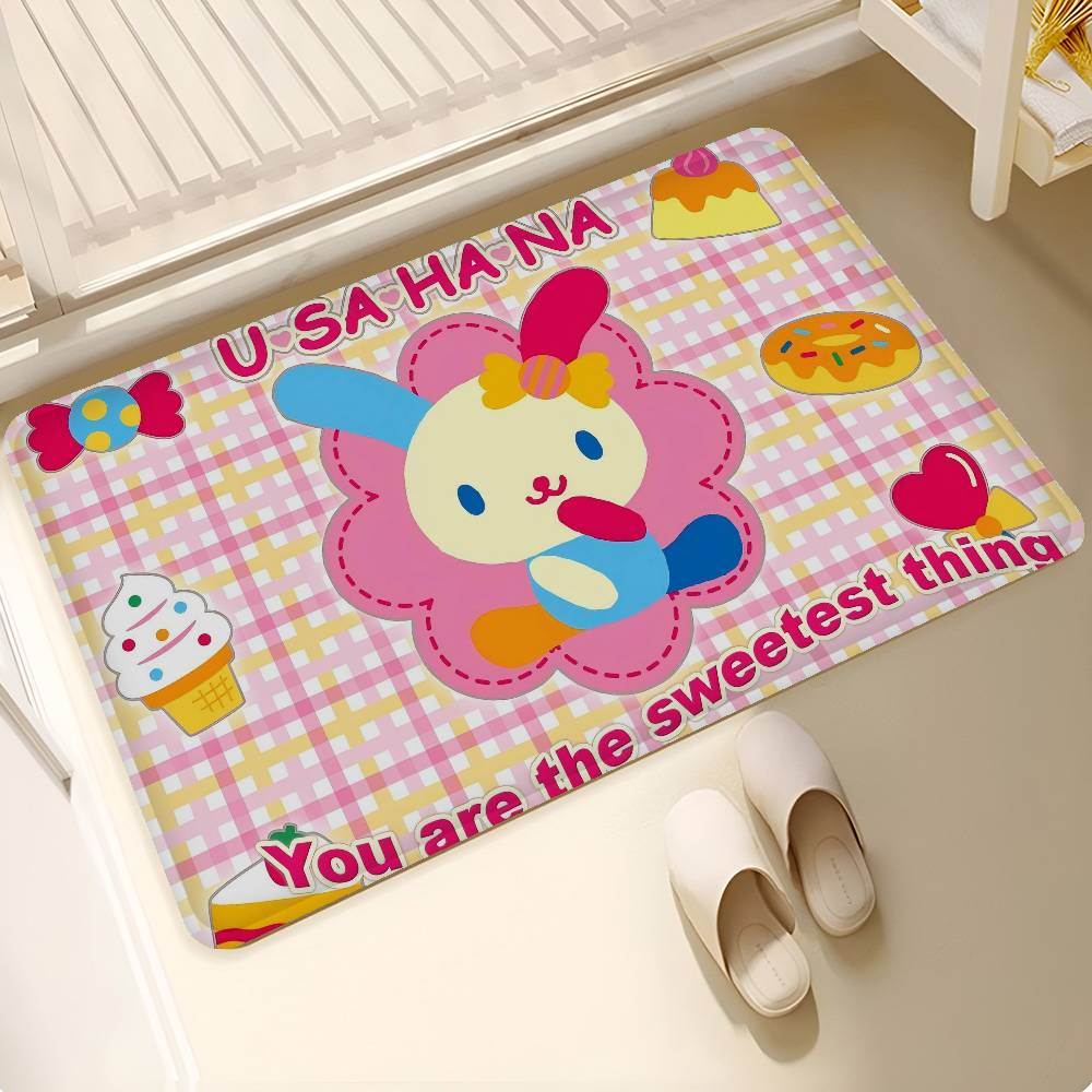 

Cartoon U-USAHANA Door Mat Nordic Style Bedroom Living Room Doormat Home Balcony Anti-Slip Alfombra 50x80cm