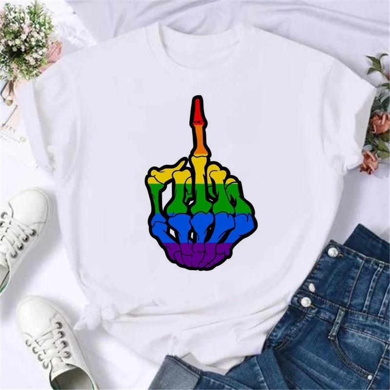 Summer New Fashion Graphic Print Lgbt T Shirts Women Funny Tshirts Casual Short Sleeves Tops Tees Female Unsiex Clothes