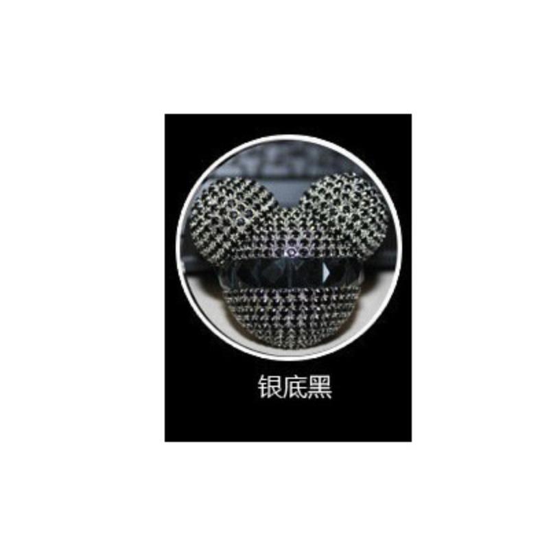 Rhinestone Mickey Car Air Vent Aromatherapy Clip Diamond Inlaid Car Air Conditioner Outlet Decoration