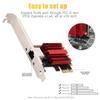 1Pc 2.5G PCI-E To RJ45 Network Card RTL8125B Chip 100/1000Mbps 2.5Gbps Ethernet Wired LAN Controller Adapter For Win7/8/10/11