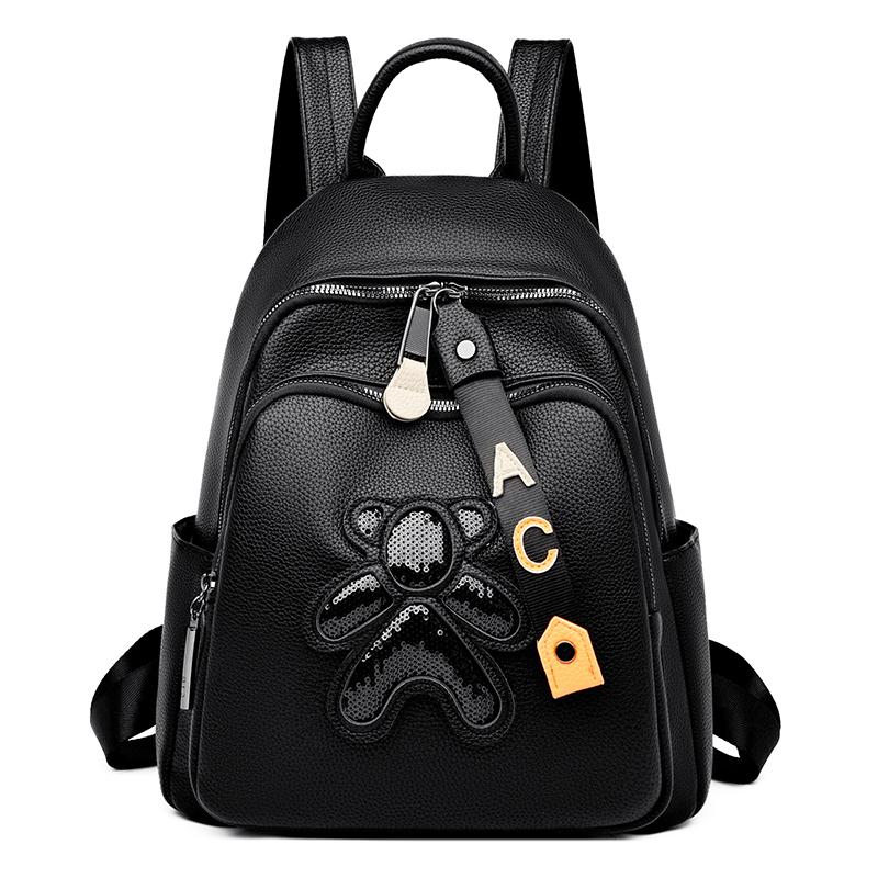 

Высококачественный новый водонепроницаемый женский рюкзак из искусственной кожи, женская дорожная сумка, школьный рюкзак для девочек-подростков, однотонный рюкзак