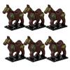 MOC Medieval Military Building Blocks Cavalry Regiment Knight Horse Animal Accessories Set Mini Bricks Buy Goods Boy Toy Gift